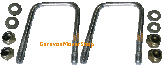 Reich 227 1023 H=10 cm klemplaat U Beugel met moeren 2 stuks 0 24 kg